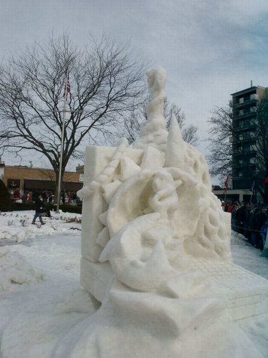 snow sculpture