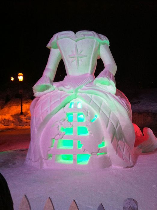 snow sculpture