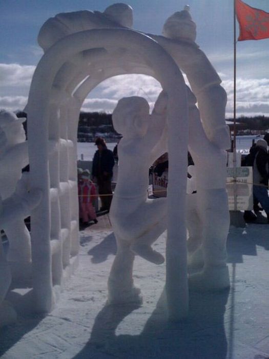 snow sculpture