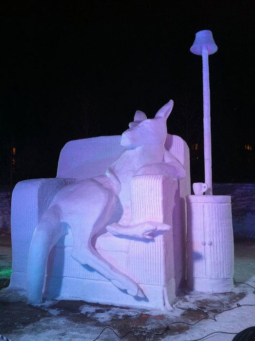 snow sculpture