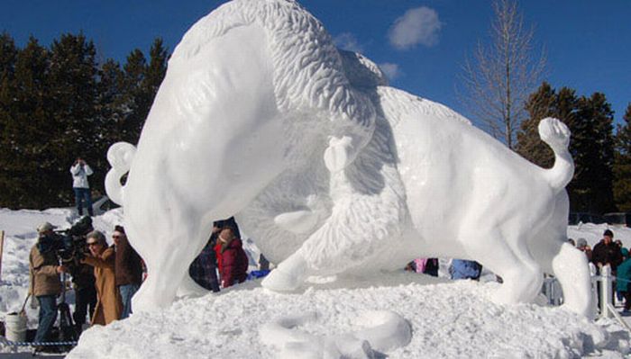 snow sculpture