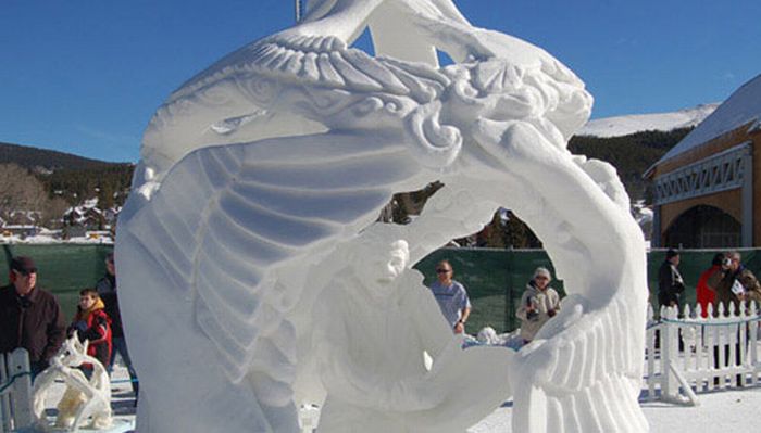 snow sculpture