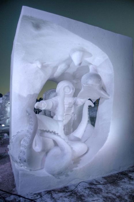 snow sculpture