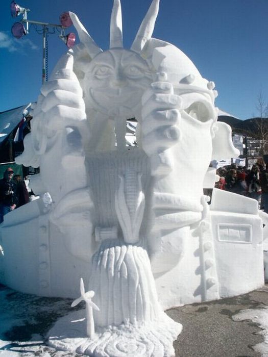 snow sculpture