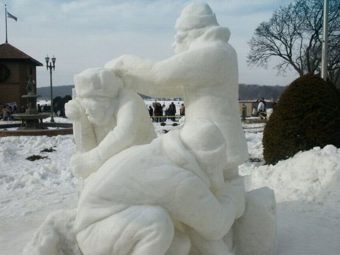 snow sculpture