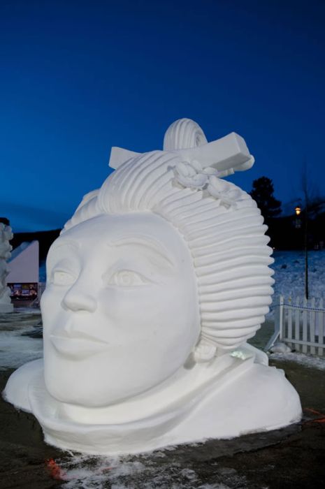 snow sculpture