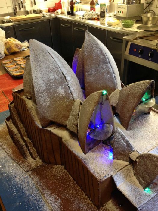 gingerbread sydney opera house