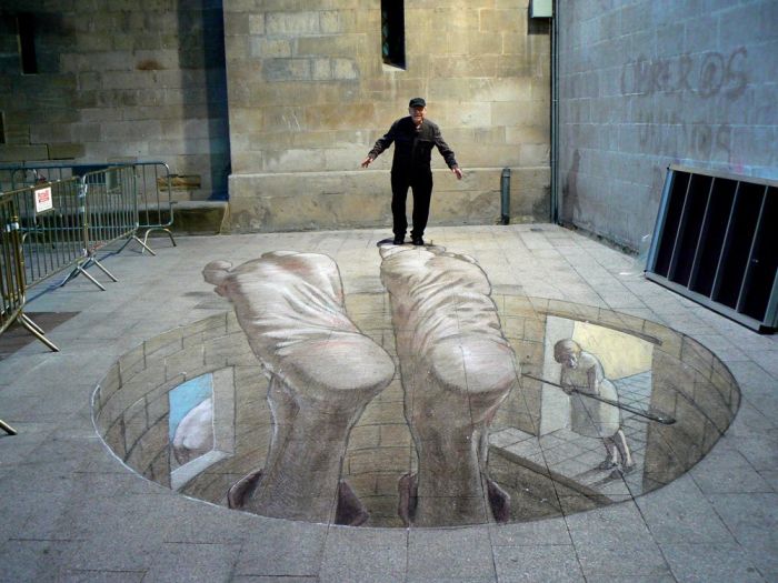 3D street art