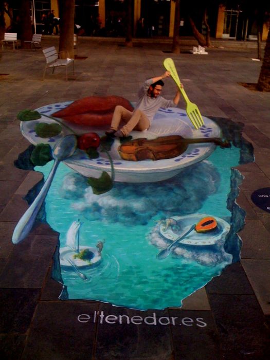 3D street art