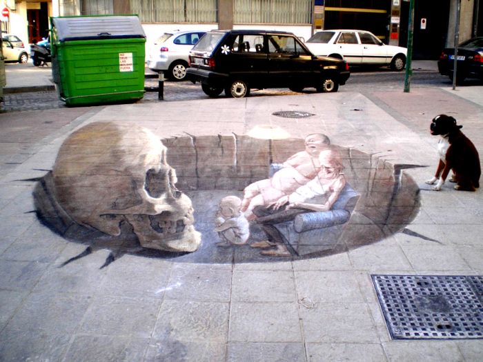 3D street art