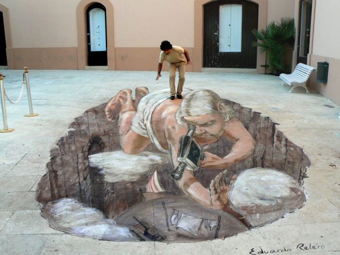 3D street art