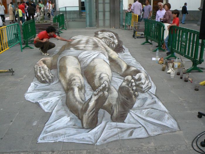 3D street art