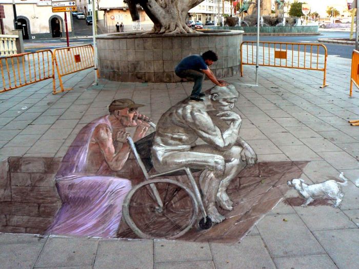 3D street art