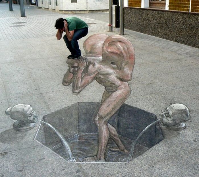 3D street art