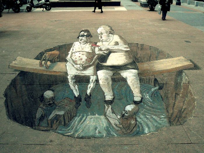 3D street art