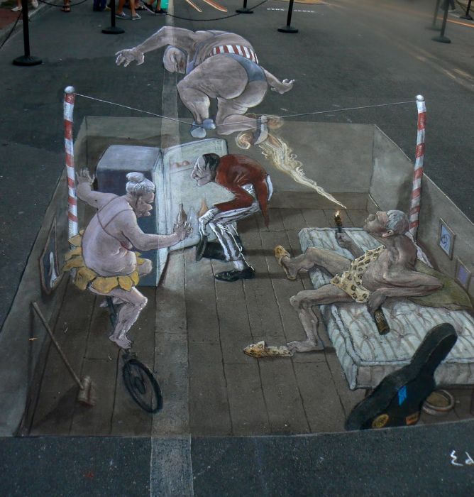 3D street art