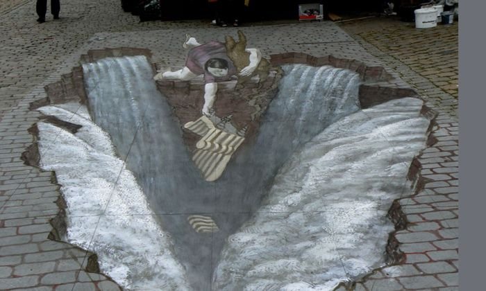 3D street art