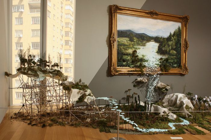 Miniature landscape art by Gregory Euclide