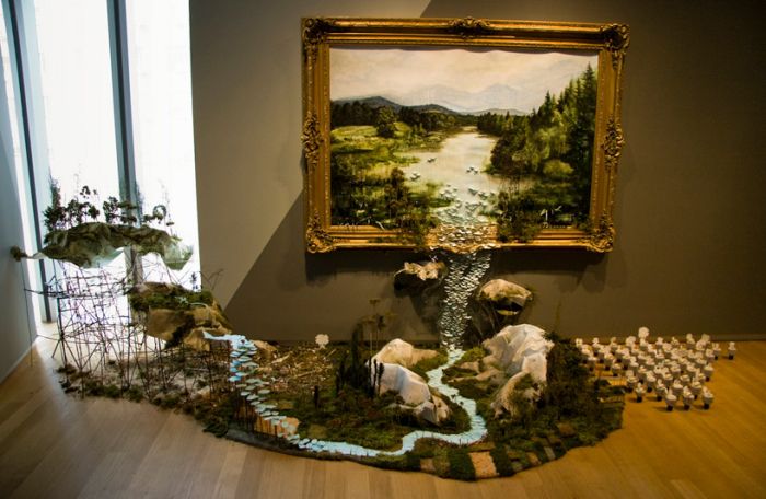 Miniature landscape art by Gregory Euclide