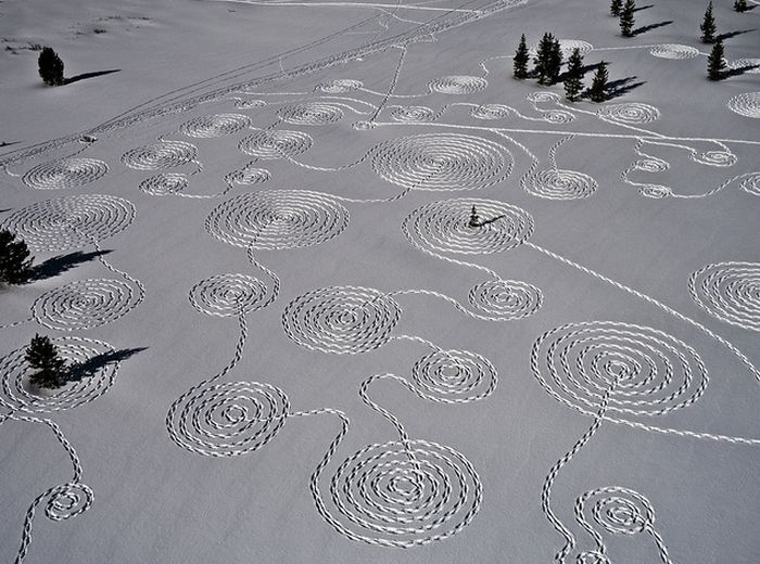 snow drawings