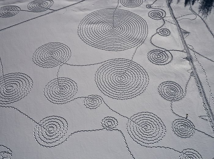 snow drawings