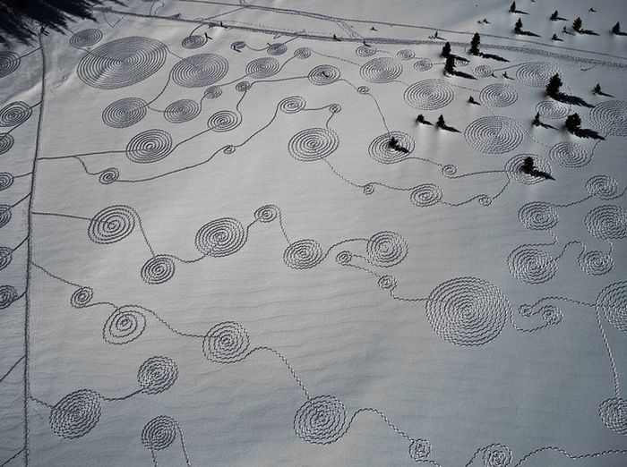 snow drawings