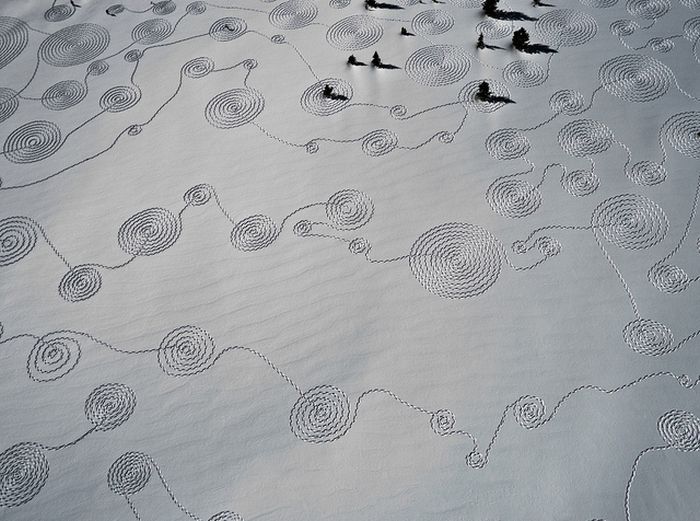 snow drawings