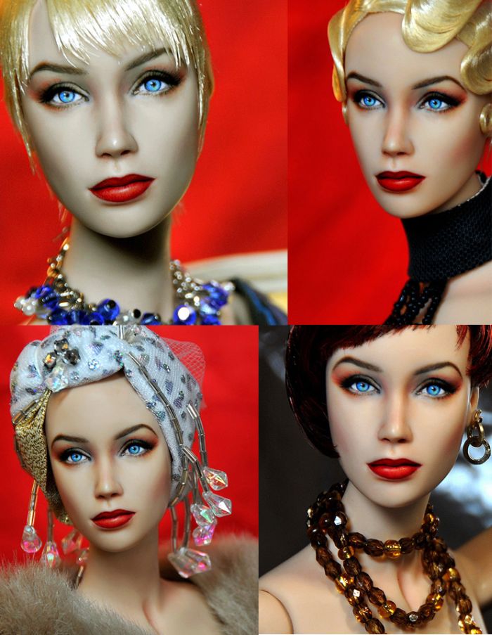 The portrait and repaint showcase of dolls by Noel Cruz