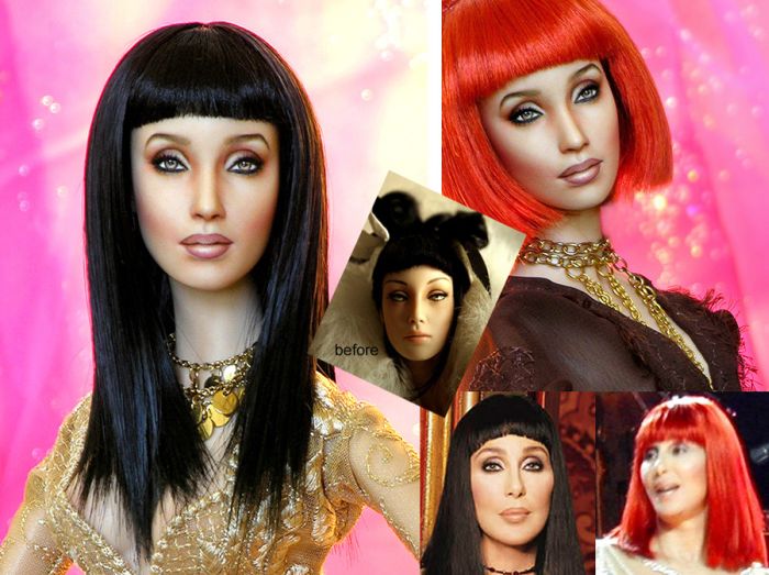 The portrait and repaint showcase of dolls by Noel Cruz