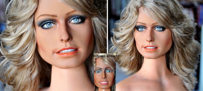 The portrait and repaint showcase of dolls by Noel Cruz