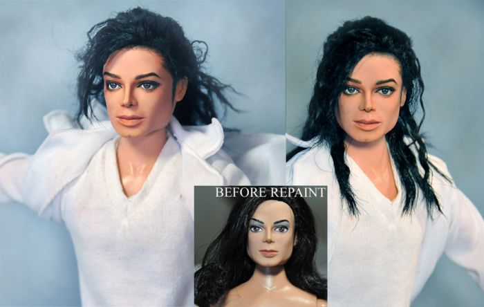 The portrait and repaint showcase of dolls by Noel Cruz