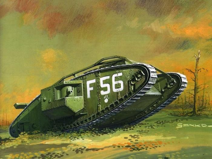 tank drawing