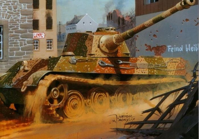 tank drawing