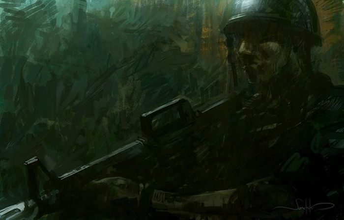 war drawing