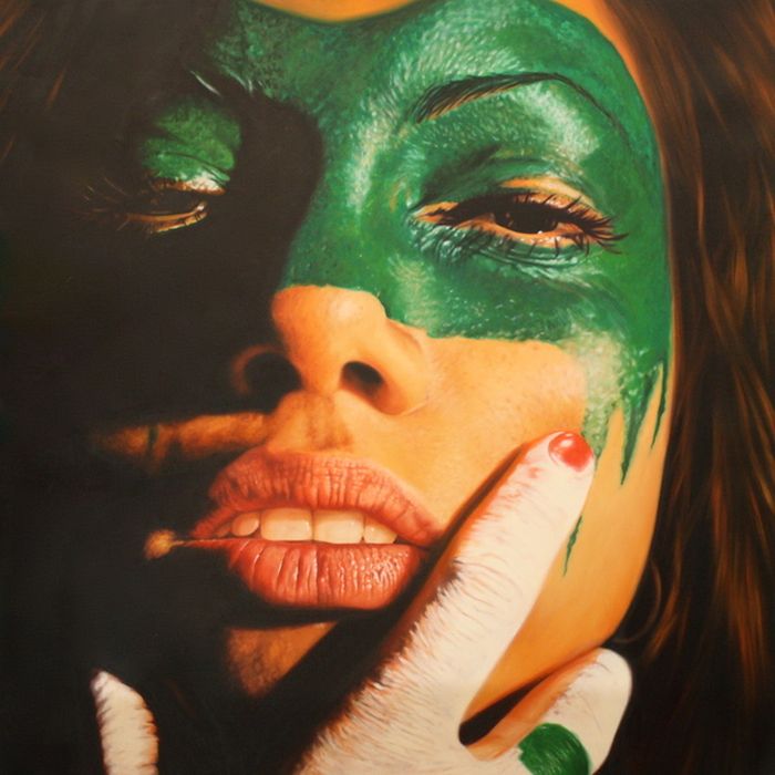 photorealistic watercolour painting