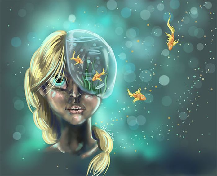 computer graphics digital surrealistic painting illustration