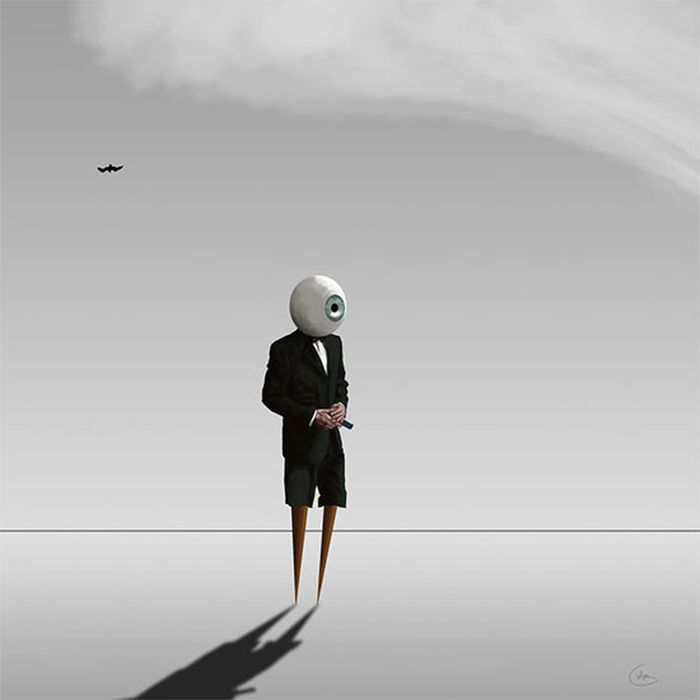 computer graphics digital surrealistic painting illustration