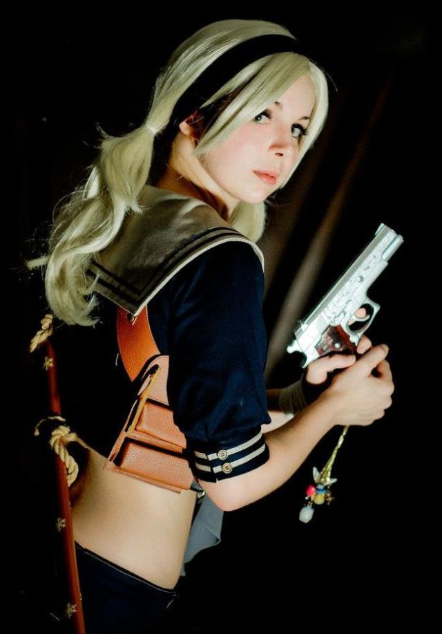 cosplay girl costume presentation