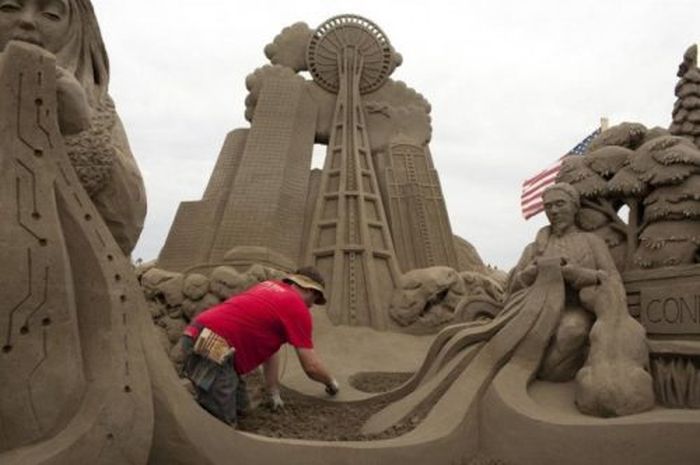 sand sculpture