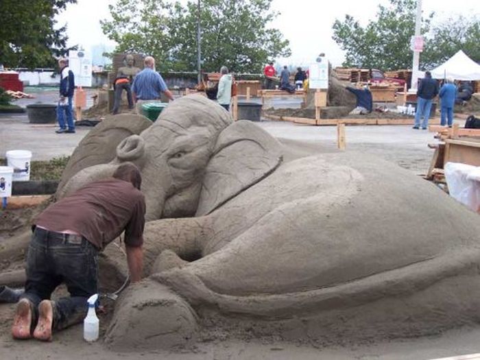 sand sculpture