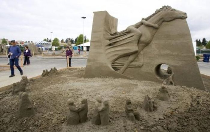 sand sculpture