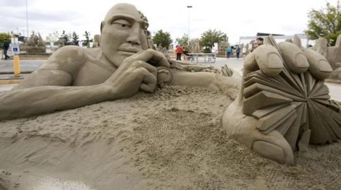 sand sculpture