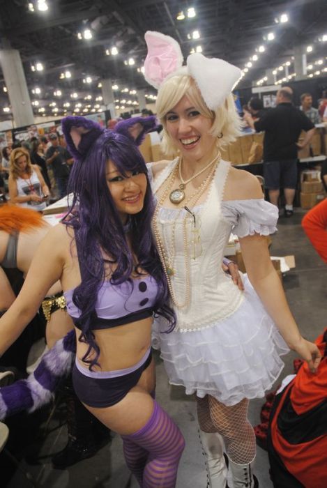 Cosplay girls, Phoenix Comic-Con 2012, Arizona, United States