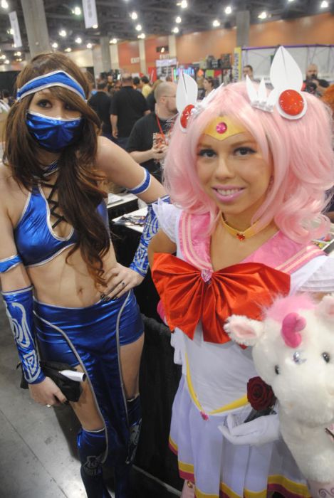 Cosplay girls, Phoenix Comic-Con 2012, Arizona, United States