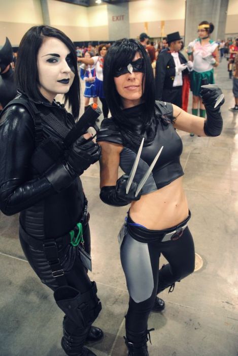 Cosplay girls, Phoenix Comic-Con 2012, Arizona, United States