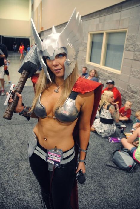 Cosplay girls, Phoenix Comic-Con 2012, Arizona, United States