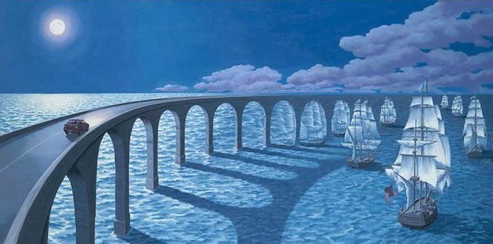 Surrealistic paintings by Rob Gonsalves