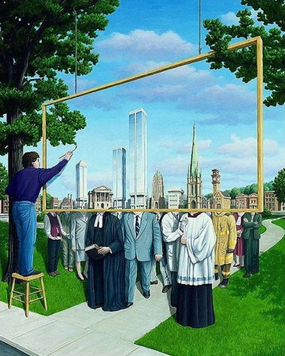 Surrealistic paintings by Rob Gonsalves