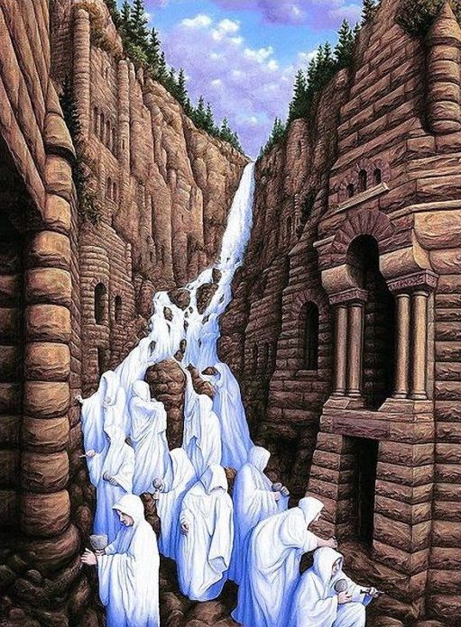 Surrealistic paintings by Rob Gonsalves