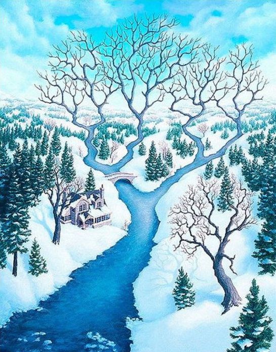 Surrealistic paintings by Rob Gonsalves